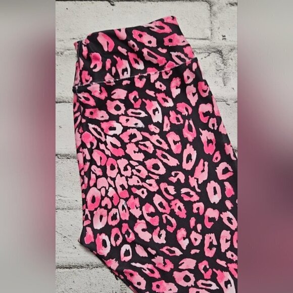 Girl's Junior Athletic Works Performance Leopard Print Pink - Picture 3 of 12